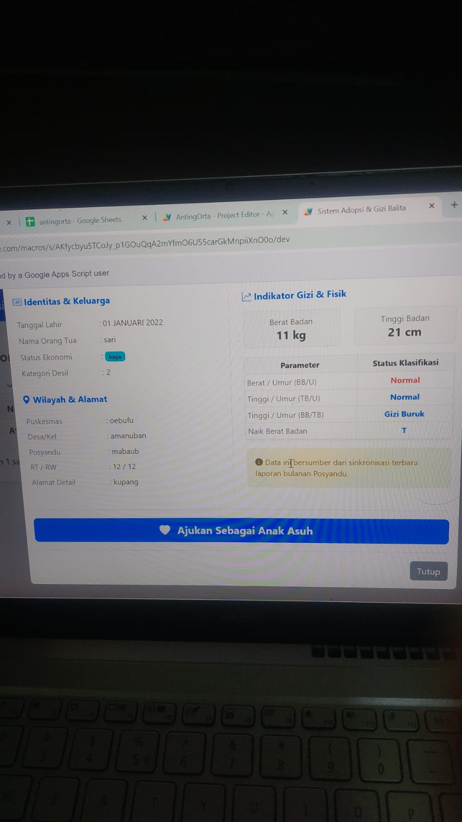 Kunjungan Kerja Kepala Dinas